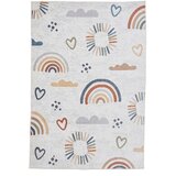 Think Rugs Kremno bela otroška preproga 80x150 cm Vida Kids Rainbow – Cene
