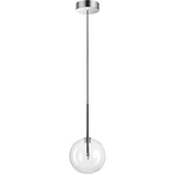 led luster na sajli equinoxe 1xG4/2W/230V prečnik 15 cm hrom/proziran
