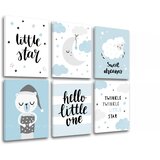  Slike na platnu za otroke XOBKID120E6 (moderne slike) | shoptok.hr