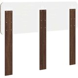  Uzglavlje s uzglavljem Smeđi hrast 120 cm Konstruirano drvo | shoptok.hr