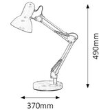 Rabalux samson stona lampa E27 60W, bela 9KD56EK | ePonuda.com