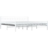  Okvir za krevet bijeli metalni 200 x 200 cm | shoptok.hr