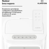 Klarstein Breezcube pametni zračni hladilnik z vodnim hlajenjem | 340 m³/h | 10 l | 30 m² | 3 načini | 50 W | Shoptok.si