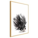  Plakat - Chihuahua 21x30 Zlatni okvir s margom | shoptok.hr