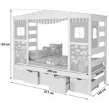 MID.YOU Igralna Postelja Lio, 90x200, Lila, Predali | Shoptok.si