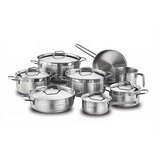 Korkmaz ALFA GRANDE 14 delni set inox loncev/posod s pokrovi Cene