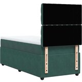 vidaXL Box spring krevet s madracem tamnozeleni 80 x 200 cm baršunasti | shoptok.hr