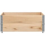 vidaXL Paletni okvirji 2 kosa 100x100 cm trdna borovina | Shoptok.si