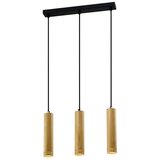 Candellux Lighting Viseča svetilka s kovinskim senčnikom v črni in zlati barvi 6x46 cm Tubo - Candellux Lighting Cene