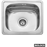 ugradna sudopera bl 604 inox ø90 48x43cm