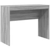 vidaXL Računalniška miza Siva sonoma MDF 100 x 40 x 76 cm Preprosta | Shoptok.si