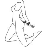 EasyToys - Fetish Collection Lisice iz umetnega usnja, črne | Shoptok.si