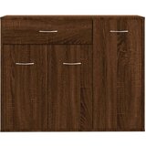  Komoda rjavi hrast 88x30x70 cm konstruiran les, (20654315) | Shoptok.si