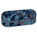 Ars Una hyde plava ovalna pernica s maskirnim uzorkom 23x5,5x9cm | shoptok.hr