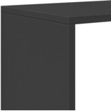 Pregrada regal za knjige 3 razine crni 123x29x123 cm drveni | Eponuda.com