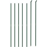  Mrežna ograja s prirobnico zelena 2,2x10 m | Shoptok.si