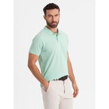 Ombre Cotton pique knit polo shirt - mint | shoptok.hr