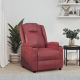 vidaXL Naslanjač vinsko rdeče umetno usnje | Shoptok.si