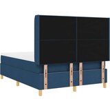 Box Postelja z vzmetnico z vzmetnico Modra 140 x 200 cm blago, (5000142057) | Shoptok.si