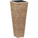  Visoki cvetlični lonci 3 kosi vodna hijacinta rjavi, (20748481) | Shoptok.si