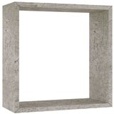 vidaXL 326721 Zidne kockaste police 3 kom Betonsko sive | shoptok.hr