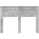 vidaXL Vzglavje z vzglavjem Betonsko siva 140 cm Konstruiran les | Shoptok.si