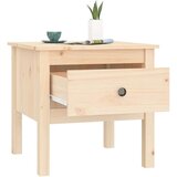 vidaXL Stranska mizica 50x50x49 cm trdna borovina | Shoptok.si
