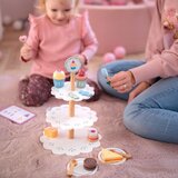 Tooky Toy tanjur za slatkiše, drveni stalak, cupcakes, kolači | shoptok.hr