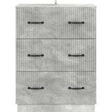  Ormar s ladicama Betonska siva 66 x 34,5 x 87 cm | shoptok.hr