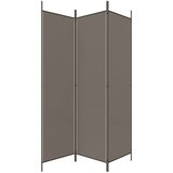 Sobna pregrada s 3 panela antracit 150 x 220 cm od tkanine | shoptok.hr