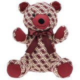  MEDVJEDIĆ GUESS 25*30CM h.17CM JACQUARD BURGUNDY | Eponuda.ba