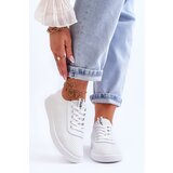 Boto PG1 Women's Openwork Lace-up Sneakers White Carinel | Shoptok.si