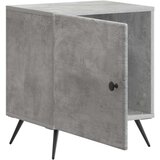  Nočna omarica 2 pcs Betonsko siva 43 x 34,5 x 50 cm, (5000209382) | Shoptok.si