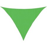 vidaXL Senčno jadro 160 g/m² svetlo zeleno 3,5x3,5x4,9 m HDPE, (20702783) | Shoptok.si