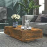 The Living Store Klubska mizica dimljeni hrast 100x49,5x31 cm inženirski les - Klubska Mizica, (21837268) | Shoptok.si