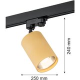  Argon 4304 - Reflektor za šinski sistem BERGEN 1xE27/15W/230V zlatni | Eponuda.com