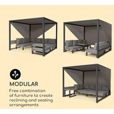 Blumfeldt Havanna Pavillon & Lounge-Set, 270x230x270cm, 4 dvojni sedeži, antracit siva, (20760108) Cene