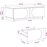  Stolić za kavu Siva Sonoma 102 x 50,5 x 35 cm Konstruirano drvo | shoptok.hr