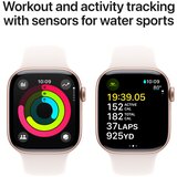 Apple Watch Series 10 GPS 42mm S/M MWWH3QF/A Aluminij kucište Rosegold Sportska narukvica Blassrosa | shoptok.hr