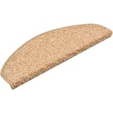  Prostirke za stepenice 15 kom 65x21x4 cm zlatne poluokrugle velike | shoptok.hr