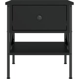  Noćni ormarići 2 kom crni 40 x 42 x 45 cm od konstruiranog drva | Eponuda.ba