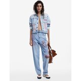 Desigual Prehodna jakna moder denim / mešane barve | Shoptok.si