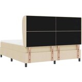 Box spring krevet s madracem Krema 180 x 200 cm tkanina | shoptok.hr
