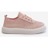 Boto Lace-Up Platform Sneakers Pink Tanvi | Shoptok.si
