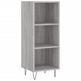 Visoka komoda siva sonome 34,5x34x180 cm od konstruiranog drva Slike