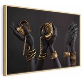  Slika - Midass Touch (1 Part) Wide 60x40 U prirodnom drvenom okviru | shoptok.hr