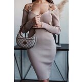 Beloved Rumi obleka bež | Shoptok.si