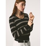 Reserved Džemper s lyocellom - crno | shoptok.hr