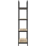vidaXL Polica sonoma hrast 80 x 30 x 146 cm Konstruirano drvo | shoptok.hr