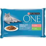 Purina ONE Junior 4 x 85 g - Sterilcat losos & puran Cene